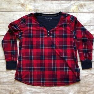 Nautica Plaid Sleep‎ Shirt